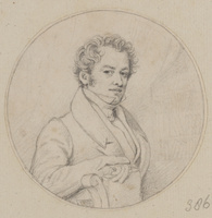 PP 0386
<br/>
Portret van Hendricus Johannes Foppe (1776-1836), wijnkoper en dichter te Amsterdam
<br/>
<em>Anoniem (19de eeuw)</em>
